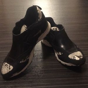 Jeffrey Campbell JC Play snake skin sneakers